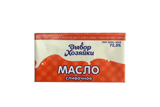 Масло сливочное с м.д.ж. 72,5% Выбор хозяйки